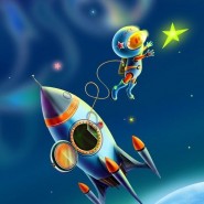 Игровая программа для детей «Космическое путешествие» фотографии