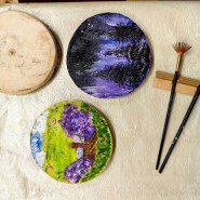 Рисунок на спиле. Творческая мастерская. фотографии