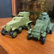 Выставка макетов военной техники. фотографии