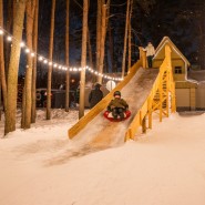 Тюбинговая горка фотографии