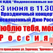 Праздничный концерт, посвящённый Дню России, «Люблю тебя, моя Россия» фотографии