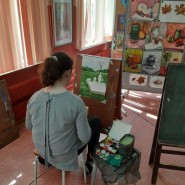 Мастер Класс «Акварельный пейзаж с церковью» фотографии