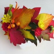 Трансляция мастер-класса «Осенние листья из фоамирана». фотографии