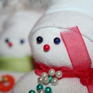 «Носочный снеговичок» мастер-класс фотографии
