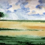 Мастер-класс. Рисуем пейзаж. фотографии