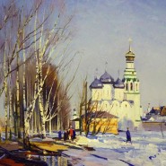 Экскурсия по выставке живописи Валерия Николаевича Страхова фотографии