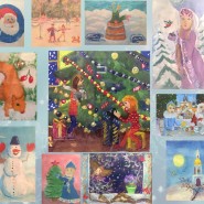 Выставка художественных работ «Зимняя сказка» фотографии