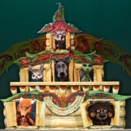 Спектакль «Теремок» с интермедией перед началом фотографии