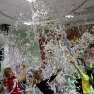 Детская театрализованная дискотека «Новогодний серпантин» фотографии