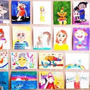 Выставка творческих работ кружка живописи «Радуга» и «Радужный мир». фотографии