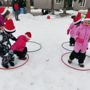 Развлекательная программа на свежем воздухе «Зимние виды спорта» фотографии