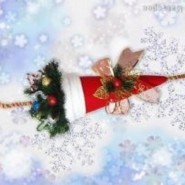 Мастер-класс «Зонтик Деда Мороза» фотографии
