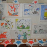 Конкурс детских рисунков «Слава тебе , Защитник!» фотографии