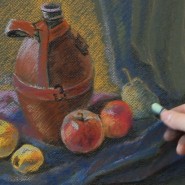 «Натюрморт» - мастер-класс и выставка работ по рисованию пастельными мелками фотографии