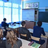 Демонстрация профилактического видео – клипа«Будь бдительным» фотографии