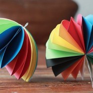 Мастер–класс «Разноцветный зонтик» в технике оригами фотографии