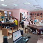 Дед Мороз в гостях у Санта Клауса фотографии