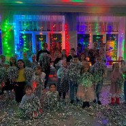 Серебряная дискотека для детей фотографии