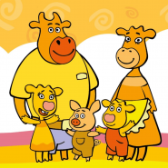 Оранжевая корова: Большое приключение фотографии