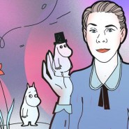 Книжная выставка «Выдуманный мир муми-троллей» фотографии