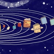 Презентация книжной выставки «Книжная галактика» фотографии