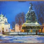 Художественная выставка «Православные храмы России» фотографии