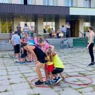 Спортивный семейный кросс и концертная программа ко Дню России в ДК «Лель» фотографии
