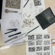 Мастер-класс «Создание открытки на офортном станке» фотографии