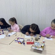 Мастер–класс по изо «Виноградная гроздь» фотографии