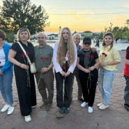 Акция памяти «Свеча памяти» на площади Победы в Ногинске фотографии