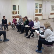 Исполнение песен под гармонь «В окна снег валит клоками  » фотографии