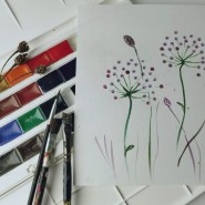 Онлайн-мастер-класс «Рисуем сухоцвет» фотографии
