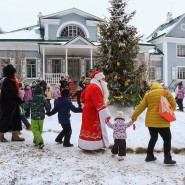 Фольклорный праздник «Рождественские гуляния» в усадьбе Шахматово фотографии