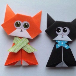 Кошки оригами