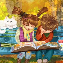 Литературная скамья - «Летом с книгой я дружу…».
