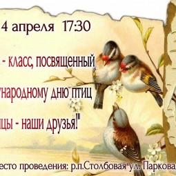«Птицы - наши друзья!»