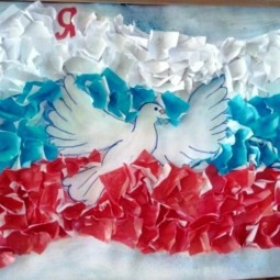 Мастер-класс «Открытка ко Дню России»