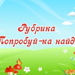 Тест на внимательность «Попробуй-ка найди»