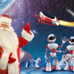 Новогоднее представление «Космические приключения Деда Мороза».