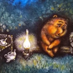 Спектакль «Сказки про ежика и медвежонка»