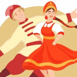 Открытое занятие по народному танцу в танцевальном коллективе «Восторг» ко Дню танца.