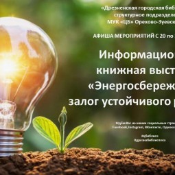 Книжная выставка «Энергосбережение- залог устойчивого развития»