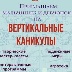 Проект «Вертикальные каникулы» –организация досуга в каникулярное время.