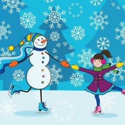 «Новогодний бум» развлекательная программа на катке