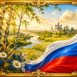 Открытие выставки детских работ и лекторий «Россия в моём сердце»