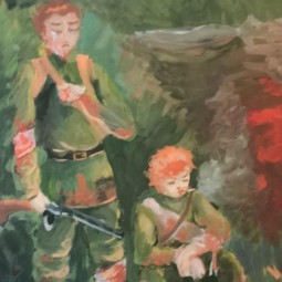 Выставка детского рисунка «Война и мир»