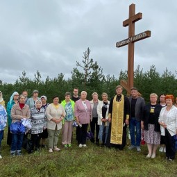 Памятное мероприятие по погибшим при пожаре в посёлке Моховое