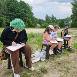 Пленэр «Рисуем лошадей»