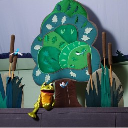 Кукольный спектакль «Отважный лягушонок»