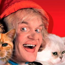 Спектакль в Юрия Дмитриевича и его кошек.